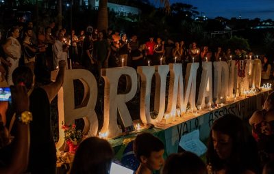 Brumadinho Missa Eduardo Anizelli Folhapress 400x255 - Arcebispo de Belo Horizonte celebra missa de sétimo dia em Brumadinho