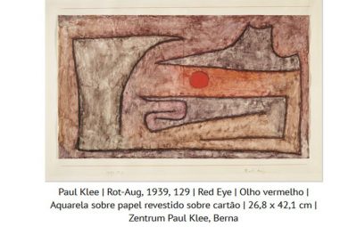 paul klee olho vermelho 400x255 - Mostra inédita de Paul Klee começa quarta-feira em São Paulo