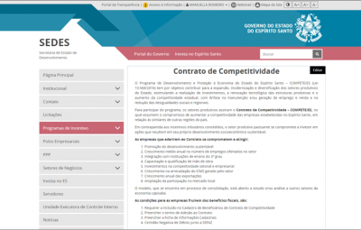 sedes1 400x255 - Compete-ES: Quase 600 empresas ainda não realizaram atualização de cadastro