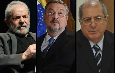 Lula Palocci e Paulo Bernardo 400x255 - Lula, Palocci e Paulo Bernardo vão responder por suspeita de corrupção