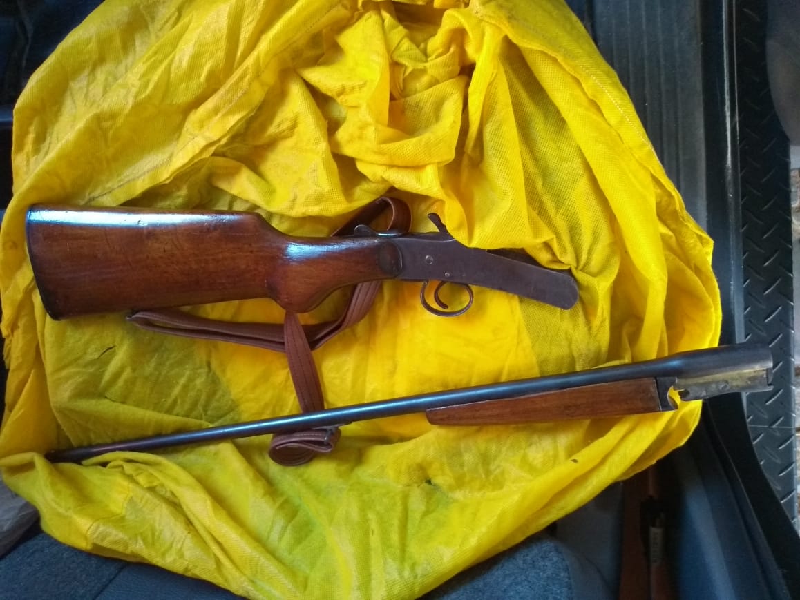 PM APREENDE ARMA DE FOGO EM ALFREDO CHAVES