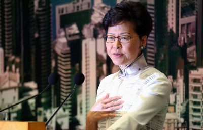 chefe executiva de Hong Kong Carrie Lam 400x255 - Chefe executiva de Hong Kong rejeita demandas de manifestantes