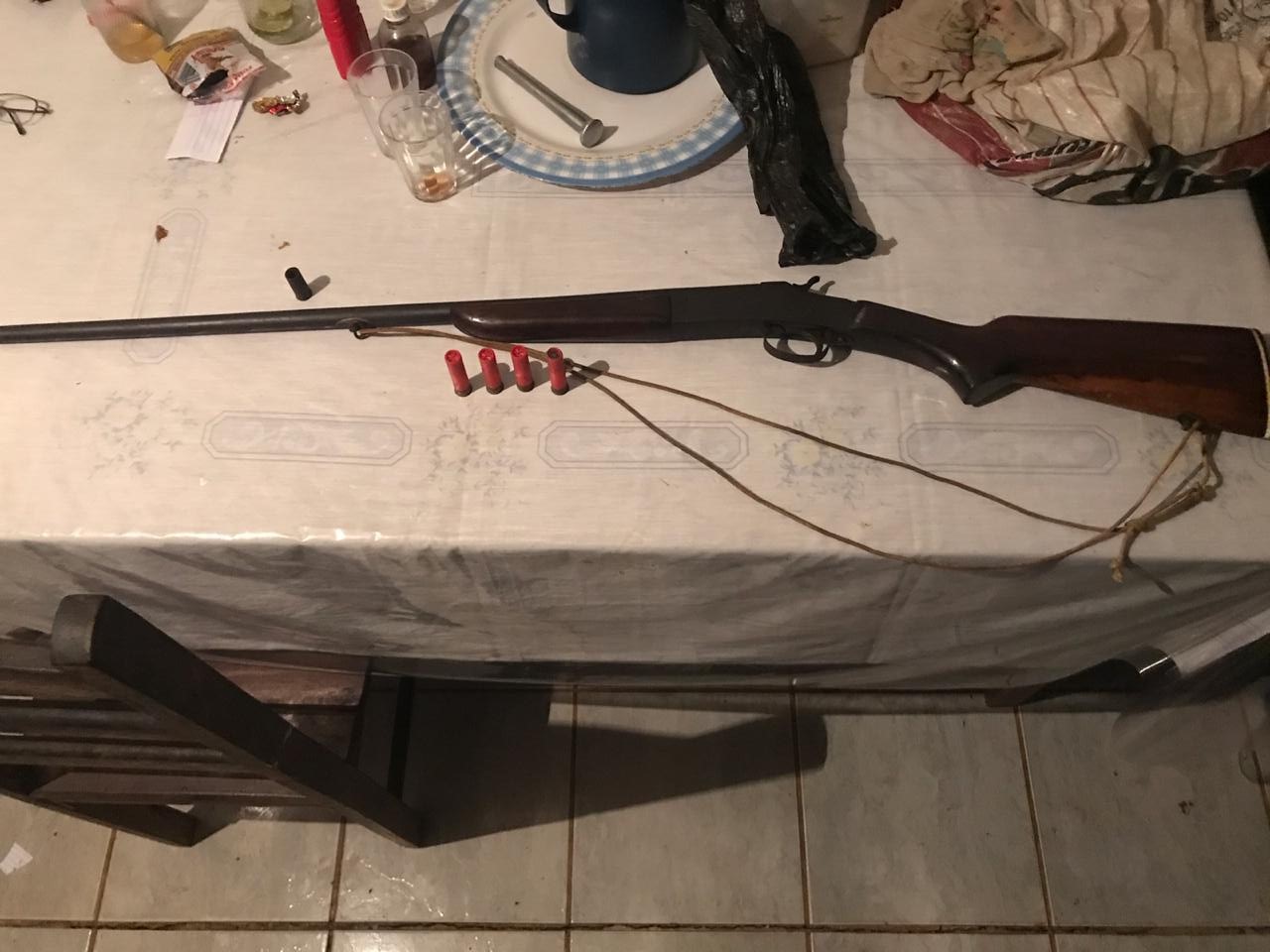 PM APREENDE ARMA DE FOGO EM ANCHIETA