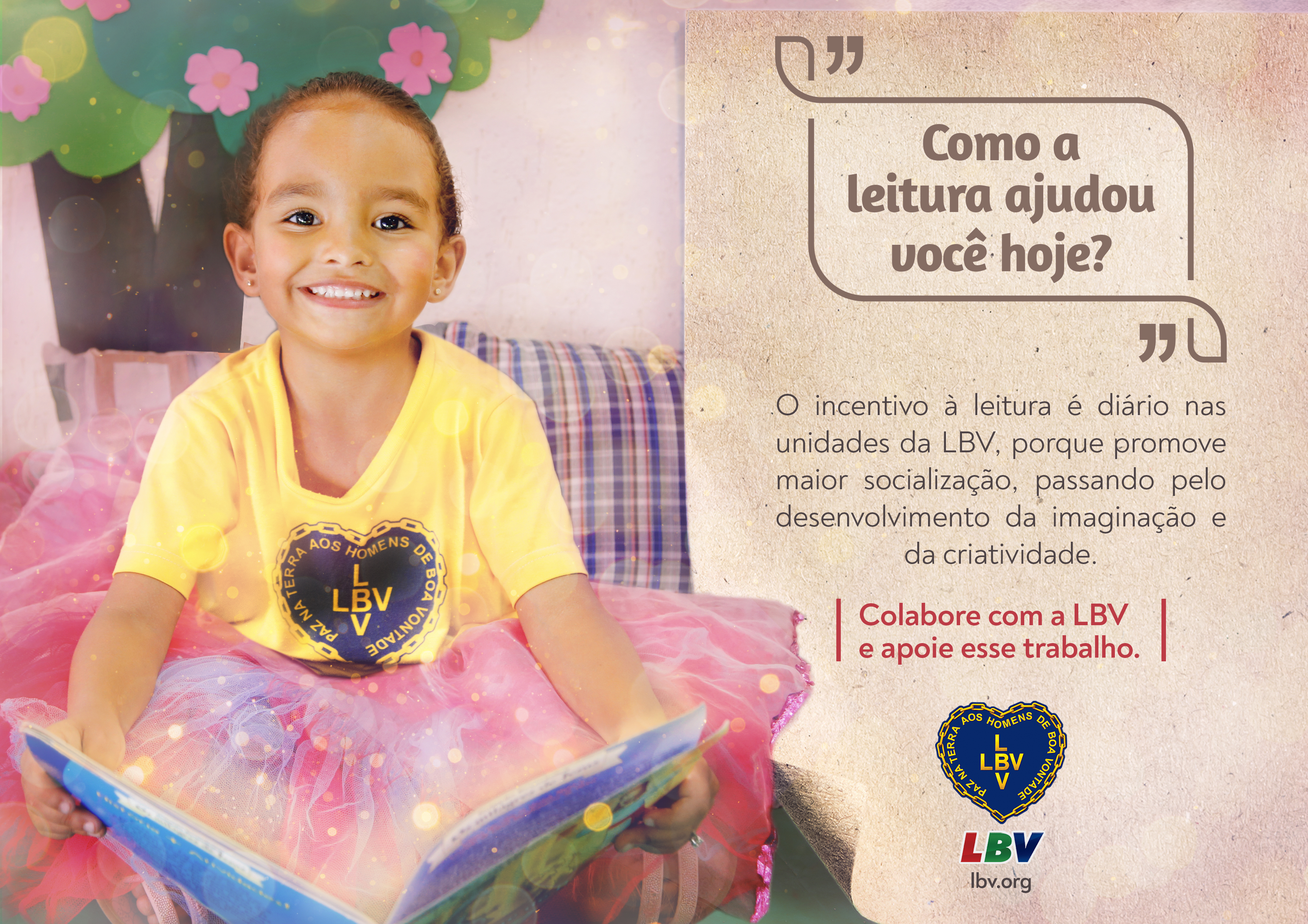 LBV no incentivo à leitura de crianças e adolescentes