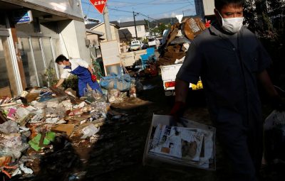 Prejuízos causados pelo Tufão Hagibis no Japão continuam a subir 400x255 - Prejuízos causados pelo Tufão Hagibis no Japão continuam a subir