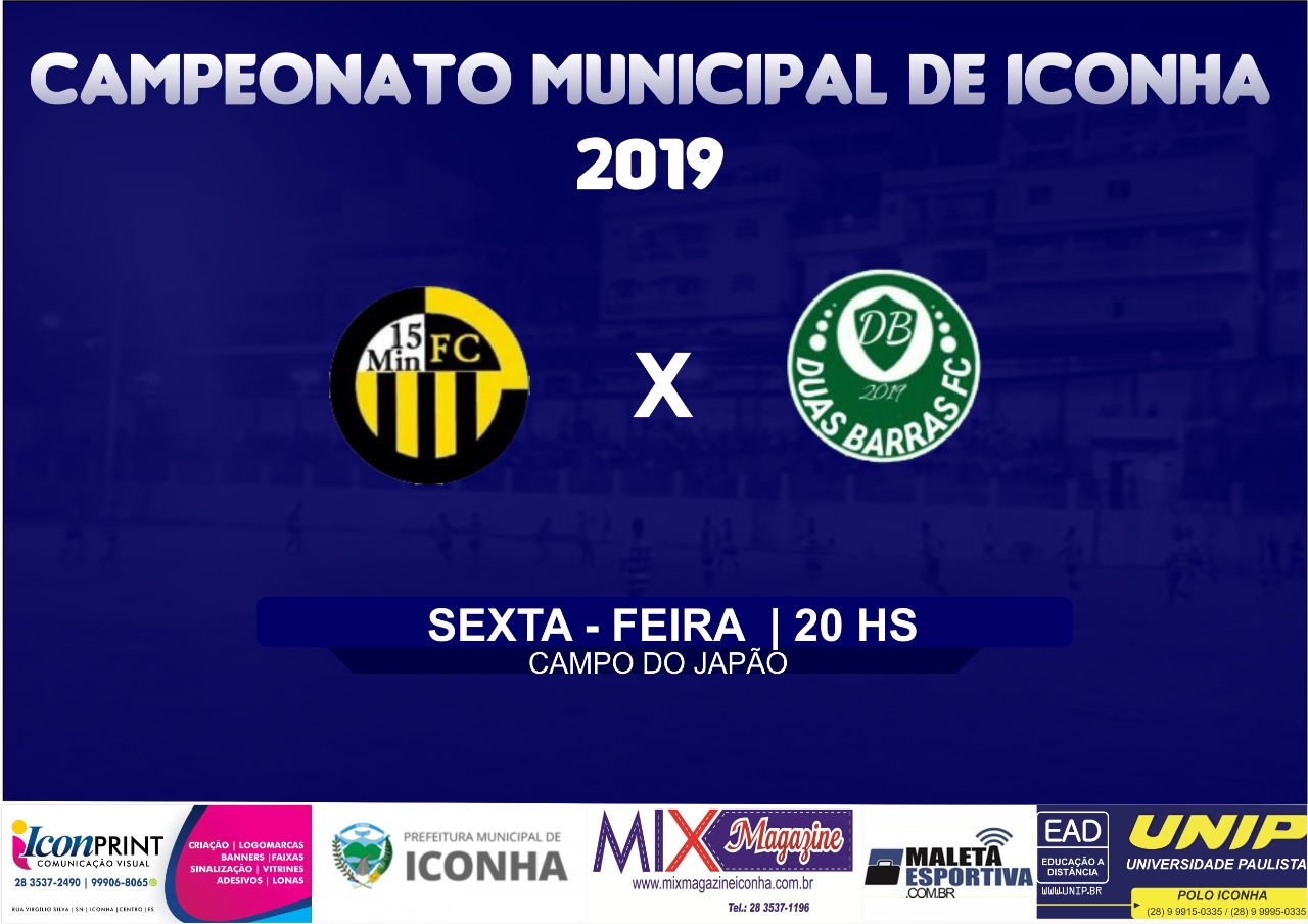 Dois Jogos fecham a terceira rodada do campeonato Municipal de Iconha