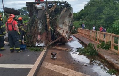 acidente 400x255 - Acidente entre ônibus e moto deixa cinco pessoas mortas e 33 feridas em rodovia