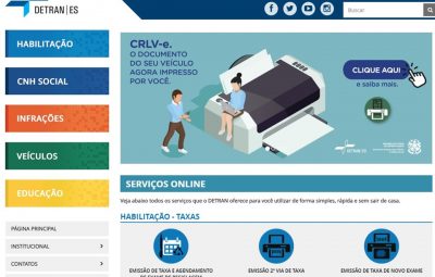 detran 400x255 - Detran|ES disponibiliza serviço on-line de 2ª via de CNH sem ônus