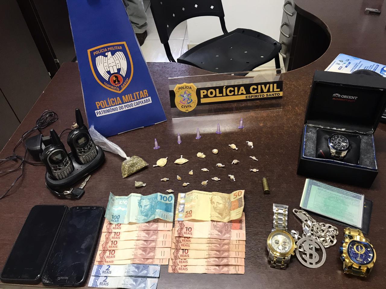 POLICIA MILITAR PRENDE SUSPEITO DE HOMICÍDIO EM ANCHIETA