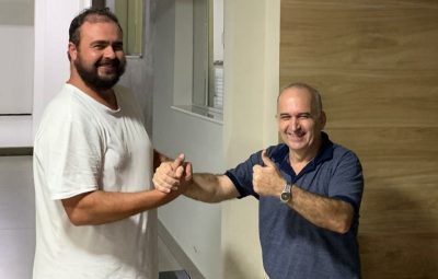 mauri e adelmo 400x255 - Vice prefeito e empresário fecham chapas para disputar as eleições de Iconha