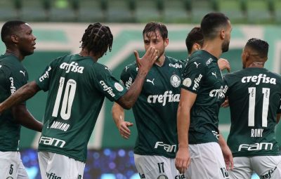 palmeiras 400x255 - Brasileiro: Palmeiras e Atlético-GO empatam em 1 a 1