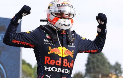 max verstappen vence imola 400x255 - Verstappen vence caótico GP de Ímola, mas Hamilton continua na frente