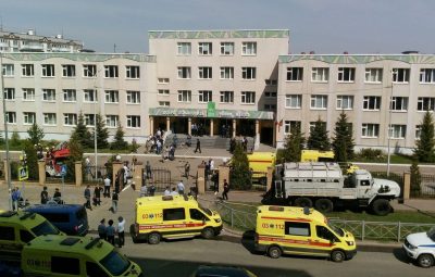 escoa Russia 400x255 - Tiroteio deixa pelo menos 11 mortos em escola na Rússia