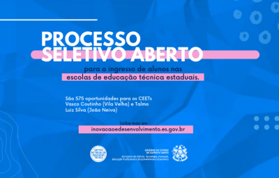 escolas tecnicas 400x255 - Governo do Estado abre inscrições para processo seletivo das escolas técnicas estaduais