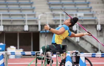 Raissa Machado leva prata no lancamento de dardo em Toquio 400x255 - Raíssa Machado leva prata no lançamento de dardo em Tóquio