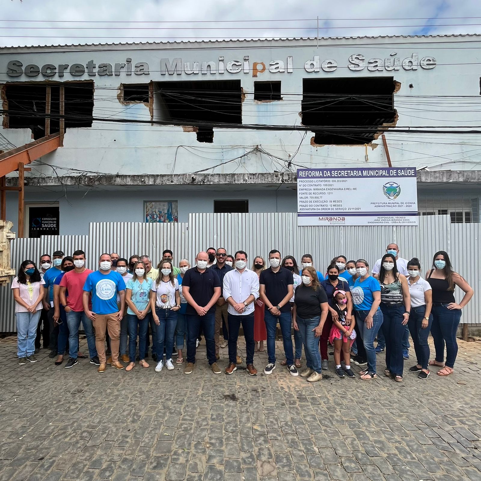 Prefeito assina ordem de serviço para reforma do prédio da secretaria Municipal de Saúde
