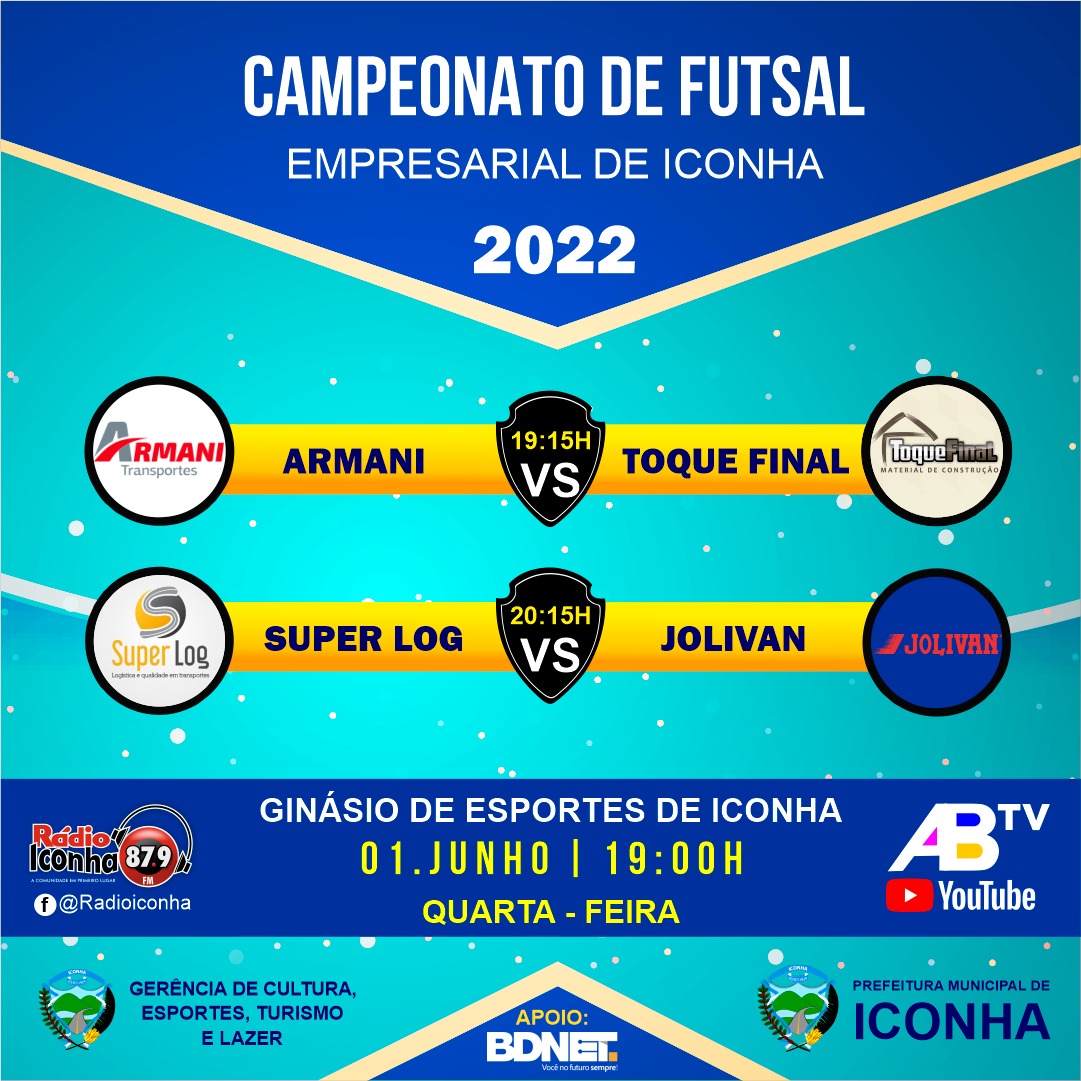 Briga na parte de cima: veja os jogos desta quarta-feira pelo Campeonato empresarial de Futsal de Iconha