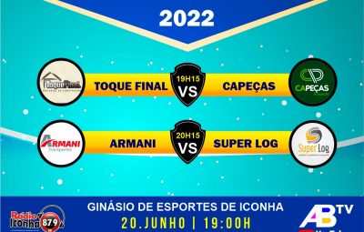 WhatsApp Image 2022 06 20 at 13.59.09 400x255 - Jogos definem as quatro vagas nas semifinais do campeonato empresarial de futsal de Iconha