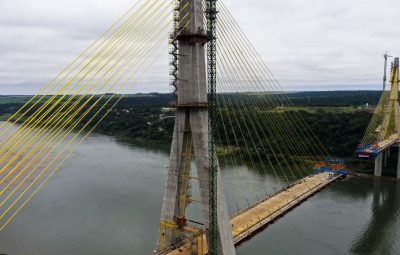 Segunda ponte entre Brasil e Paraguai deve ser concluida em novembro 400x255 - Segunda ponte entre Brasil e Paraguai deve ser concluída em novembro