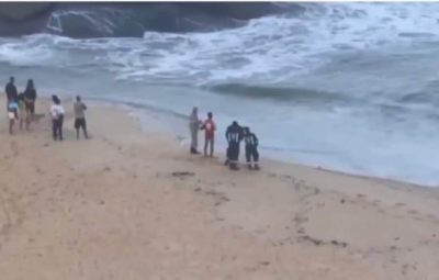 FB IMG 1690220208323 750x375 1 400x255 - Dois homens desaparecem após caírem de pedra no mar em Guarapari