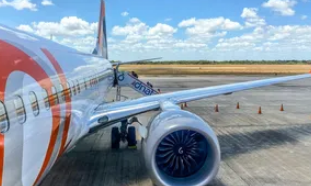 Com apenas um motor funcionando, avião da Gol desvia de rota e faz pouso de emergência em Vitória