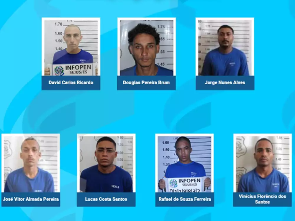 Sete detentos fogem de presídio na Serra