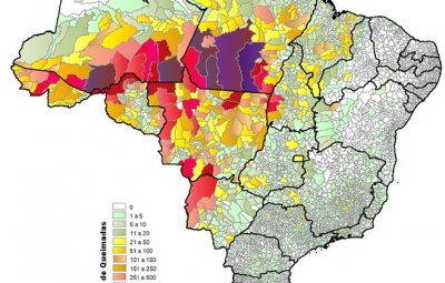 queimadas 400x255 - Focos de queimadas atingiram número recorde em áreas de matas em 2024