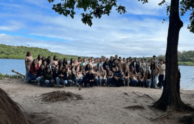 estudantes de iconha 400x255 - Estudantes de Iconha vivenciam cultura Guarani em visita à Aldeia Tekoá