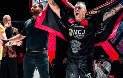 WhatsApp Image 2026 05 04 at 23.45.06 400x255 - Paulo “Zé Doido” vence em estreia no Game Bred e coloca o ES no mapa do MMA sem luvas