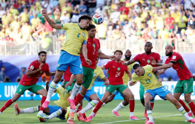 brasil 2 400x255 - Brasil sofre com Marrocos e estreia na Copa do Mundo com empate